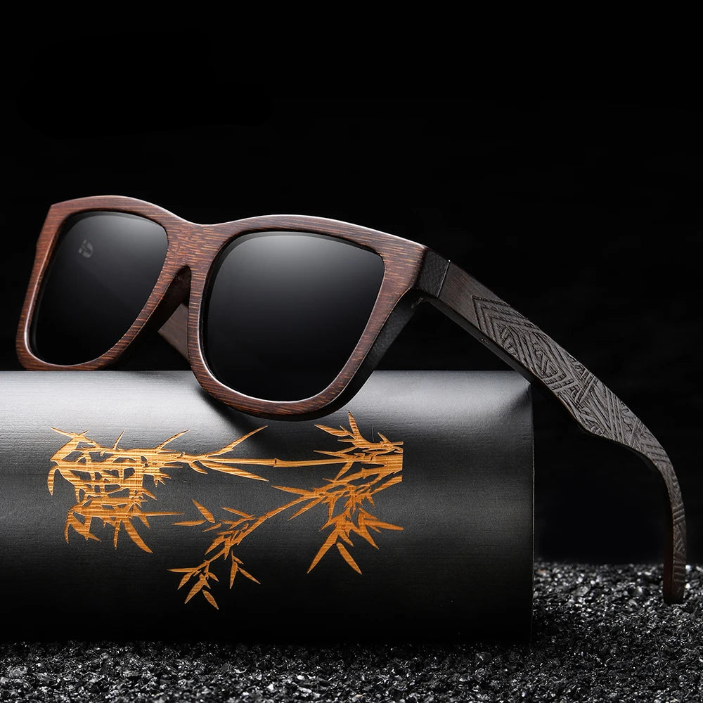 GM Bamboo Wooden Sunglasses for Men