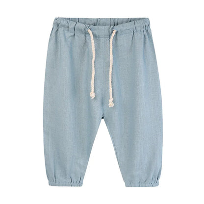 Children’s Cotton and Linen Harem Pants