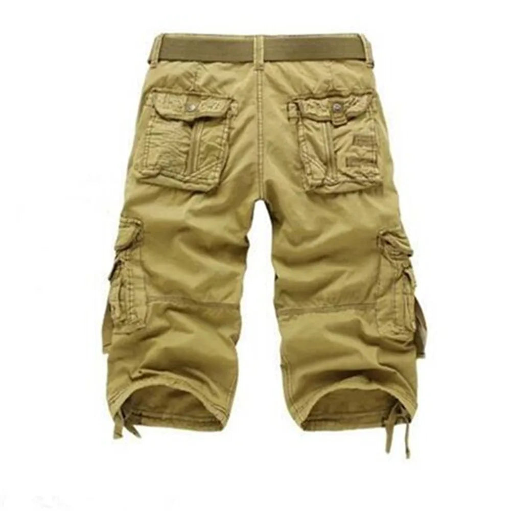 Men’s Cotton Cargo Shorts – Summer Casual Wear