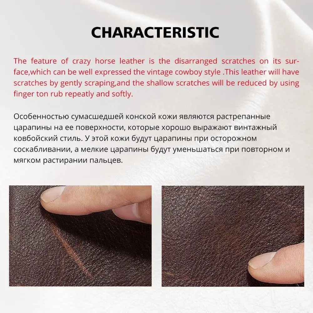 HUMERPAUL Genuine Leather Men&