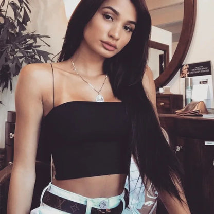 New Fashion Spaghetti Strap Crop Top for Women