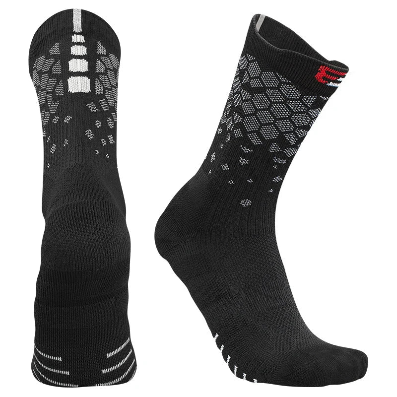 Men Thickened Elite Basketball Socks - Cycling, Running, Outdoor Sports