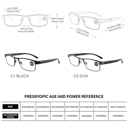 Anti-Blue Light Fashion Eyewear for Men