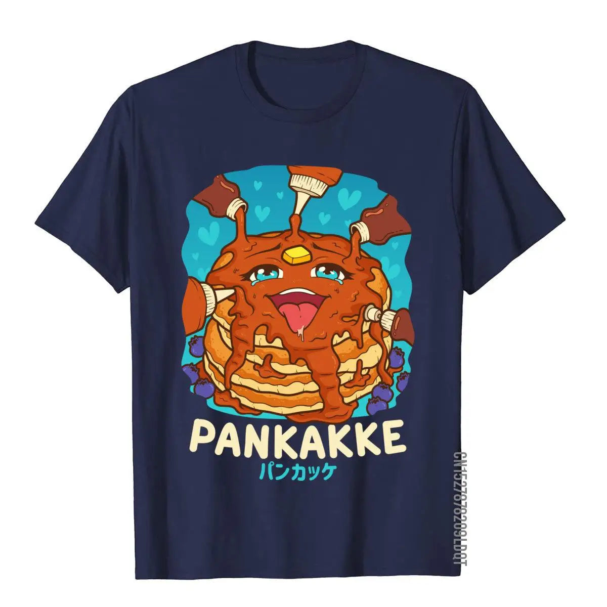 Men’s Funny Pancake T-Shirt | Kawaii Foodie Graphic Tee