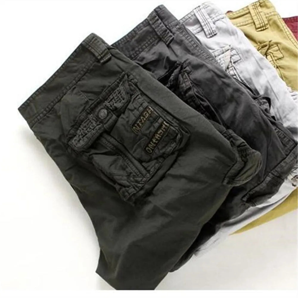 Men’s Cotton Cargo Shorts – Summer Casual Wear