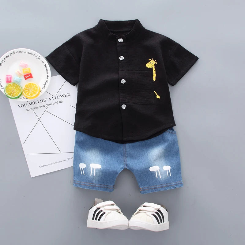 Toddler Cartoon Outfit Set