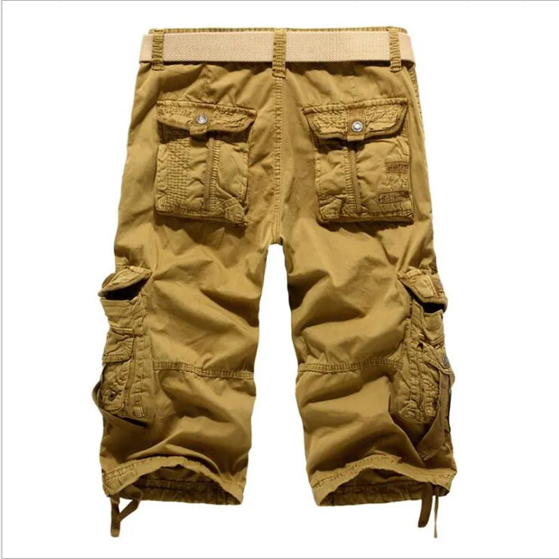 Men’s Cotton Cargo Shorts – Summer Casual Wear