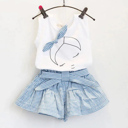 Summer Baby Girls 2PCS Clothing Set