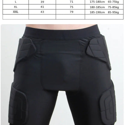 Elite Impact Guard Men’s Padded Compression Shorts | Protective Sports Undershorts