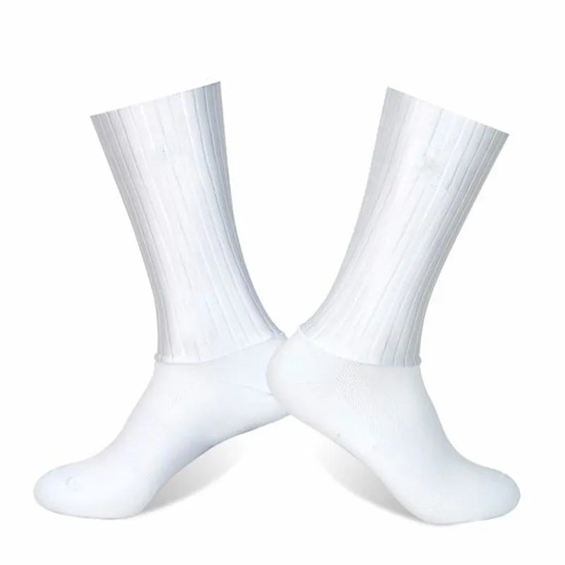 Knee-High Anti-Slip Silicone Cycling Socks