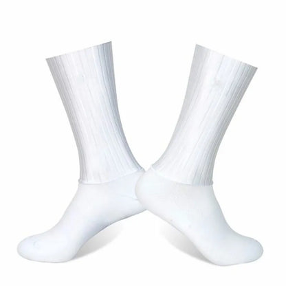 Knee-High Anti-Slip Silicone Cycling Socks