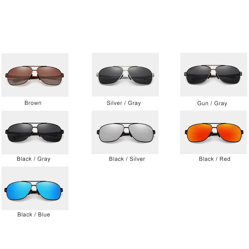 Polarized Mirror Lens Sunglasses
