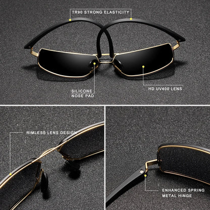 Classic Square Frame Eyewear for Men