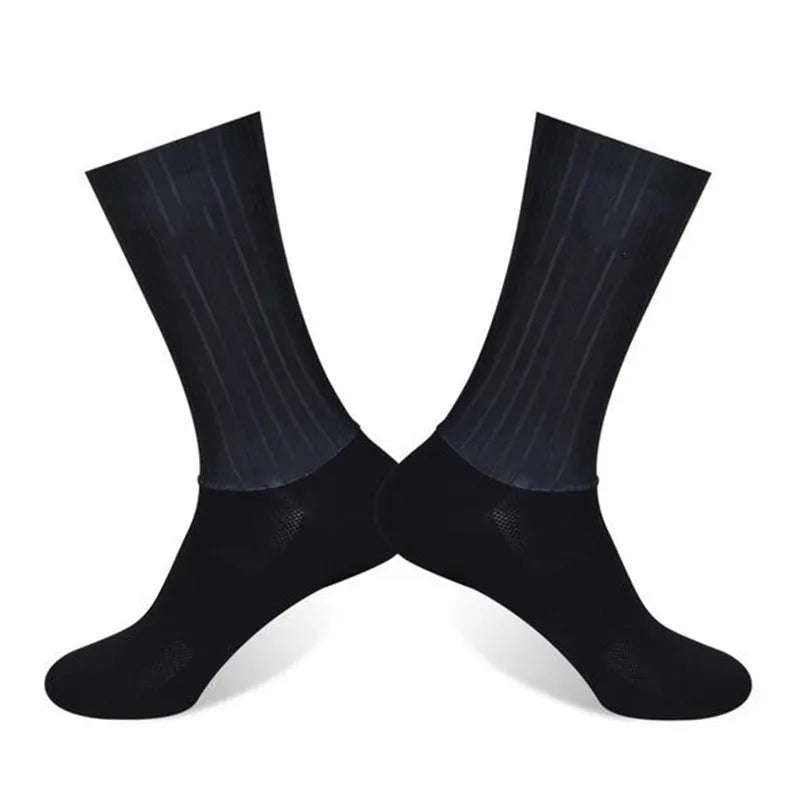 Knee-High Anti-Slip Silicone Cycling Socks