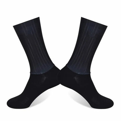 Knee-High Anti-Slip Silicone Cycling Socks