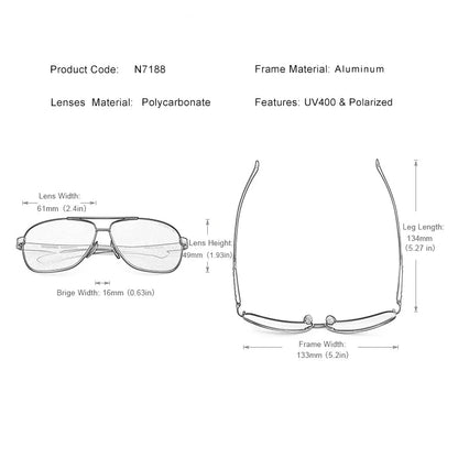 Polarized Mirror Lens Sunglasses
