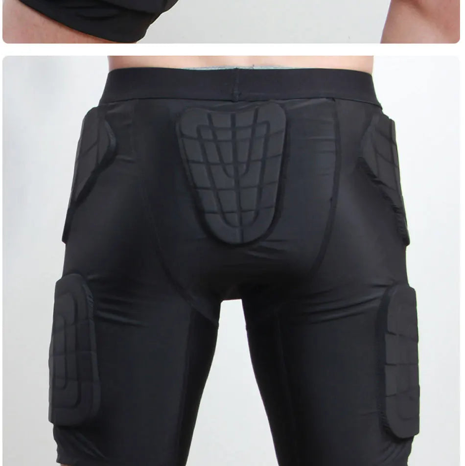 Elite Impact Guard Men’s Padded Compression Shorts | Protective Sports Undershorts