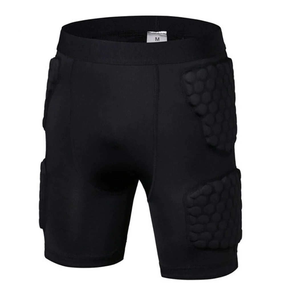 Men’s Nylon Padded Compression Training Shorts | Flexible Protective Gear