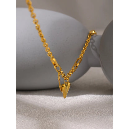 Yhpup Romantic Heart Pendant Necklace