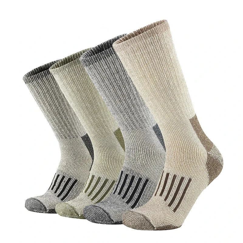80% Merino Wool Hiking Crew Socks for Men