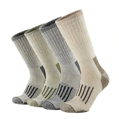 80% Merino Wool Hiking Crew Socks for Men