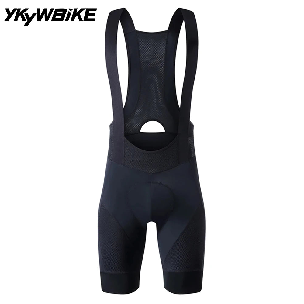 YKYWBIKE Cycling Bib Shorts Men Outdoor Wear Bike Ride 6 Hours Padded Riding Bib Tights Bicycle Men&