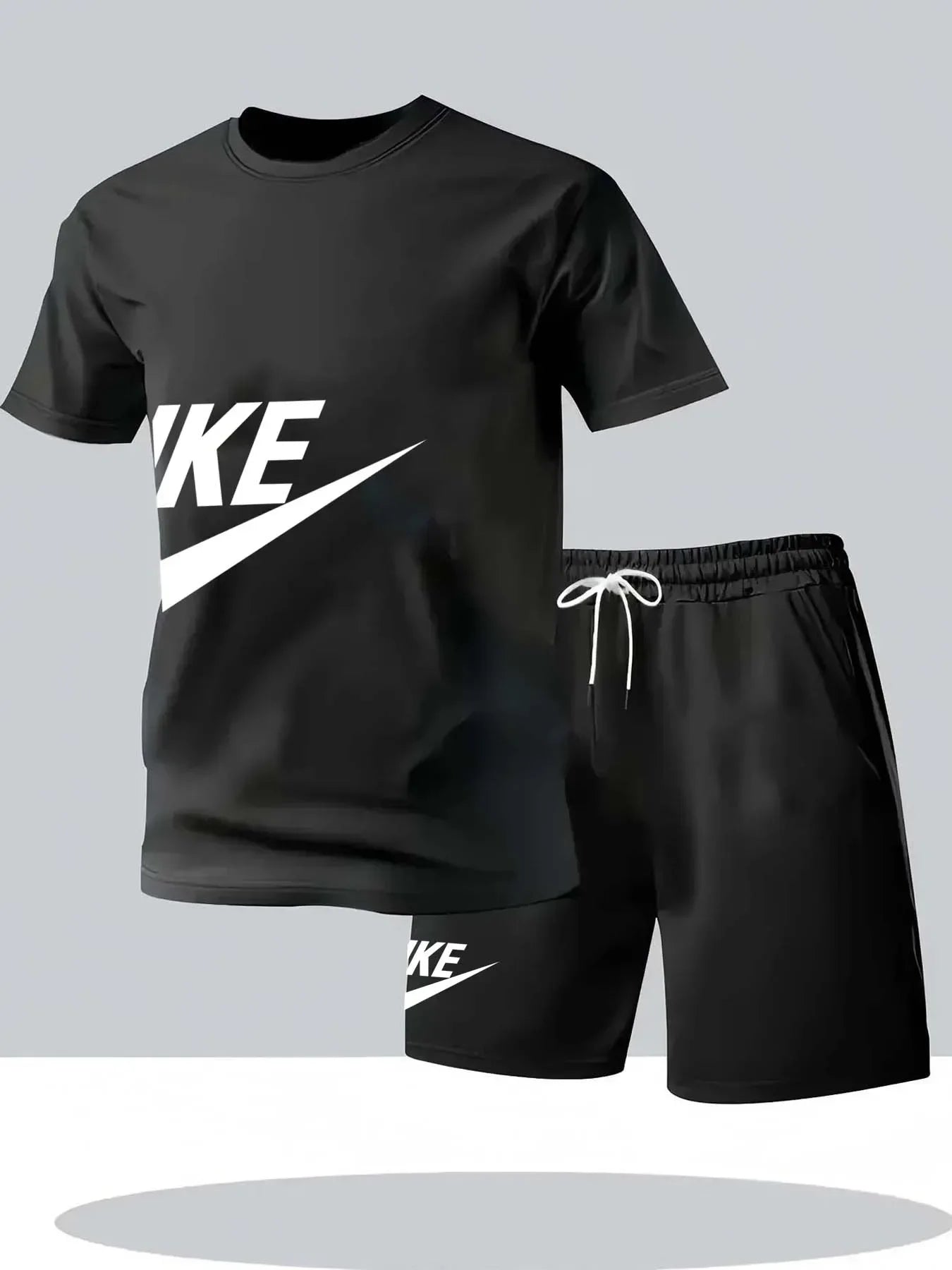 Summer fashion street short sleeved sports suit men&