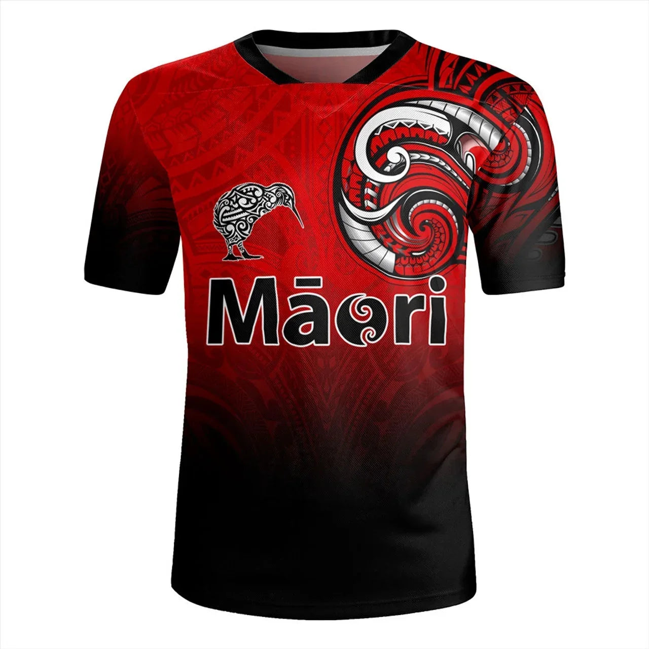 New Zealand Silver Fern 3D Print T-Shirt | NZ Flag Style V-Neck Summer Tee