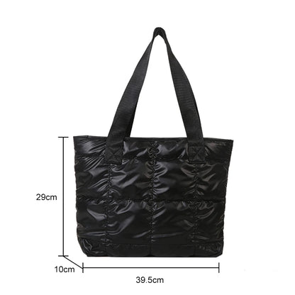 Quilted Cotton Padded Tote Bag