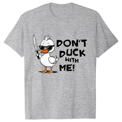 Duck With Knife Graphic T-Shirt | Men&