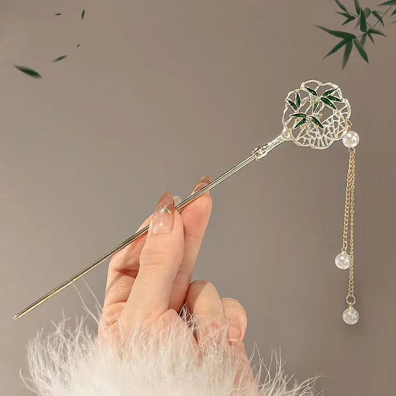 Handmade Floral Hairpin for Women