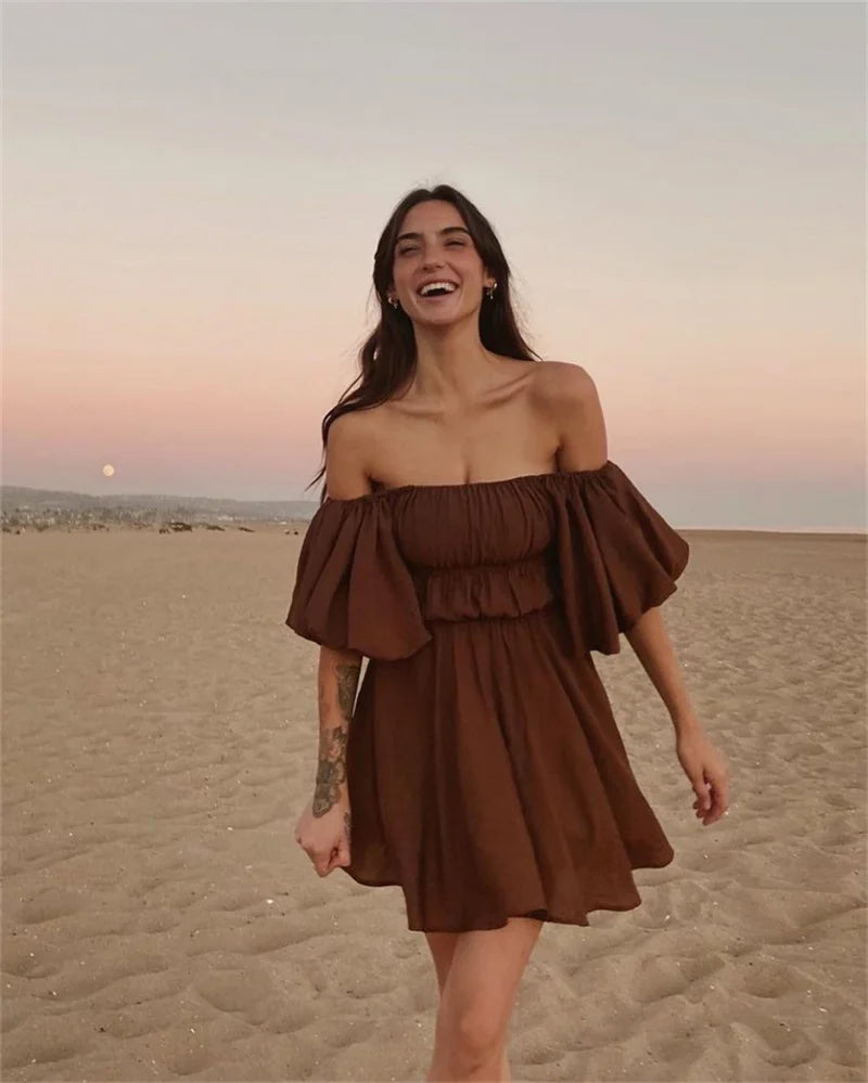 Women’s Casual Summer Off-Shoulder Dress