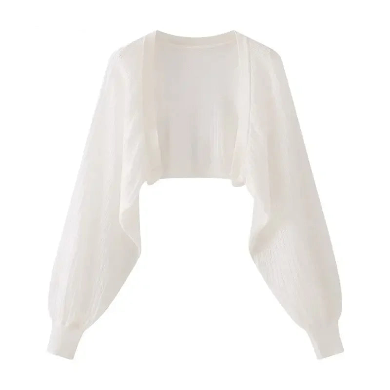 Summer Ice Silk Knitted Cardigan