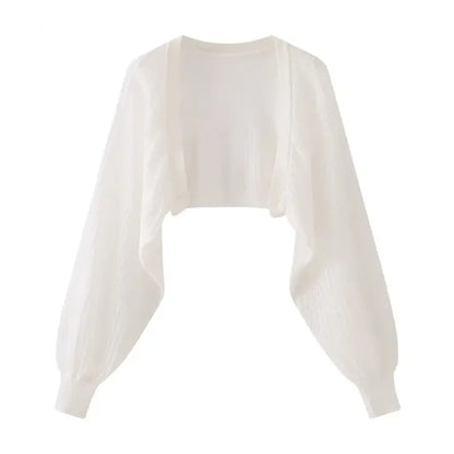 Summer Ice Silk Knitted Cardigan