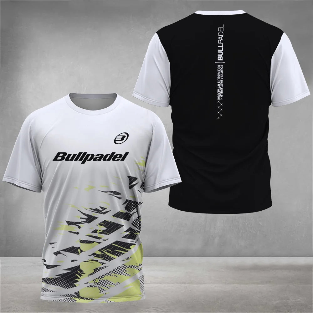 Men’s Padel Quick-Dry Sports T-Shirt | Breathable Summer Fitness Tee