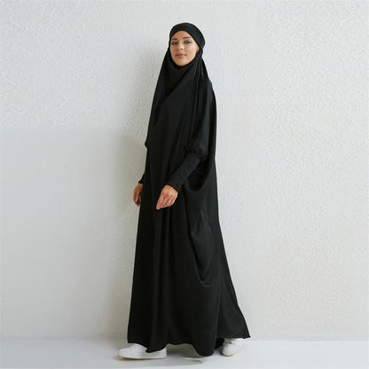 Muslim Hooded Abaya Dress