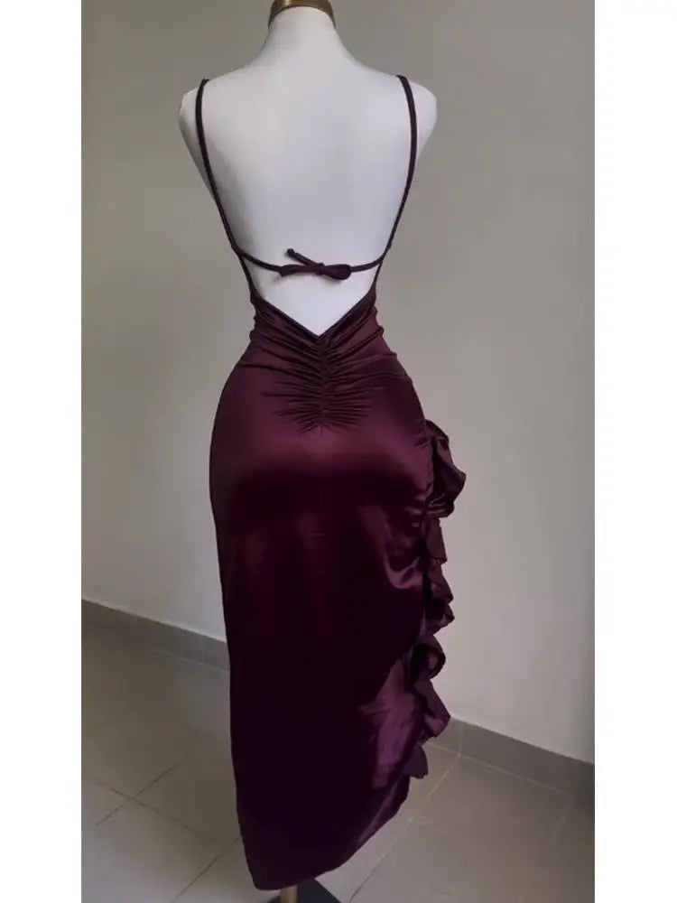 Y2K Spice Girl Halter Dress – Summer Edition