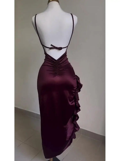 Y2K Spice Girl Halter Dress – Summer Edition