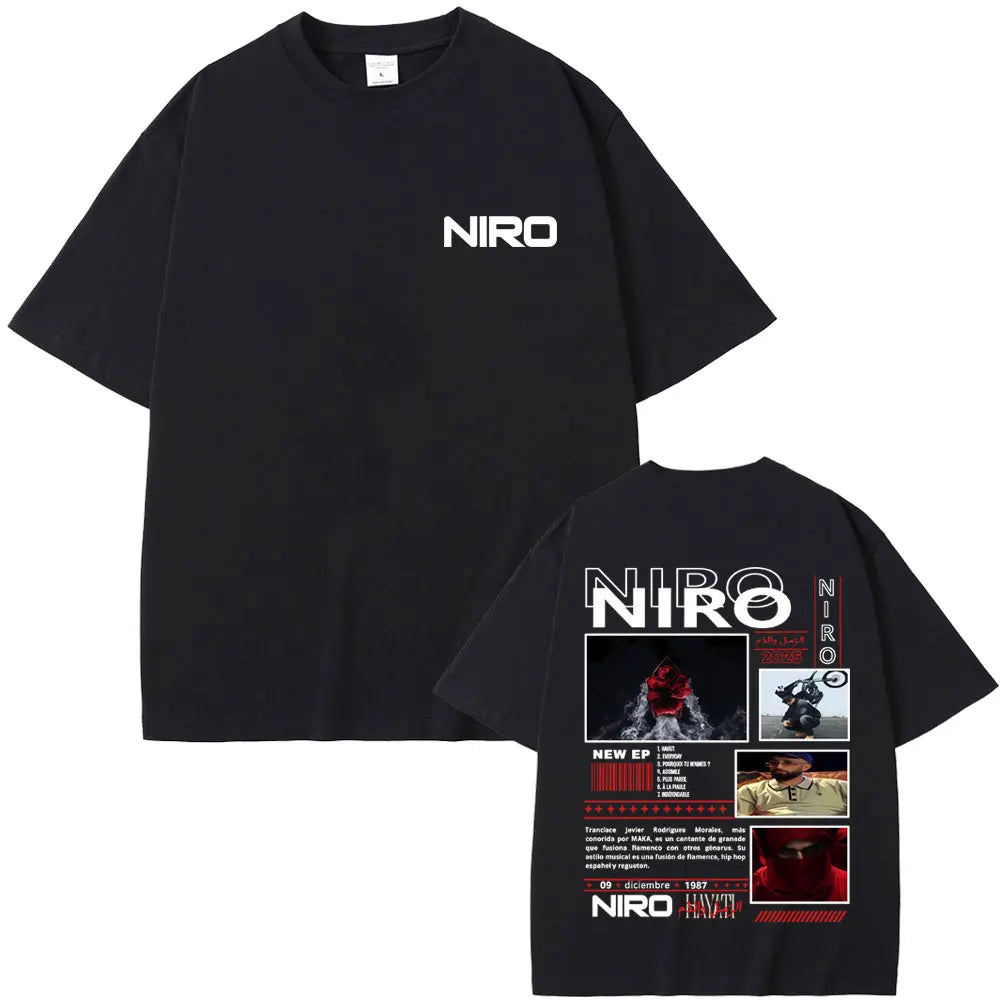 Rapper Niro OX7 Album Graphic T-Shirt | Vintage Hip Hop Streetwear Tee
