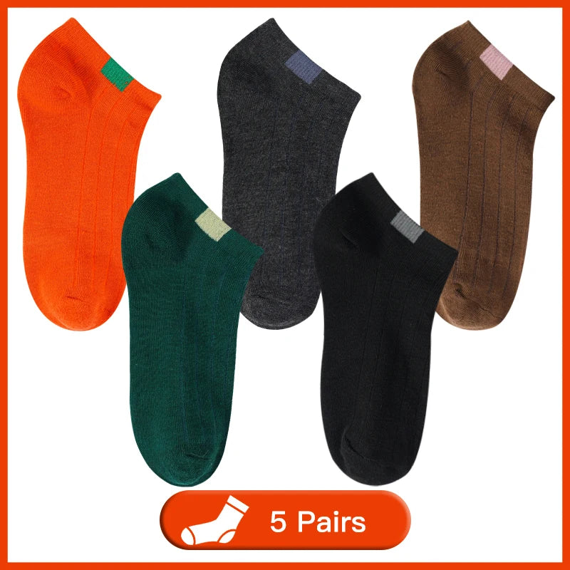 Women’s Solid Casual Cotton Ankle Socks - Amazing G