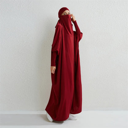 Muslim Hooded Abaya Dress