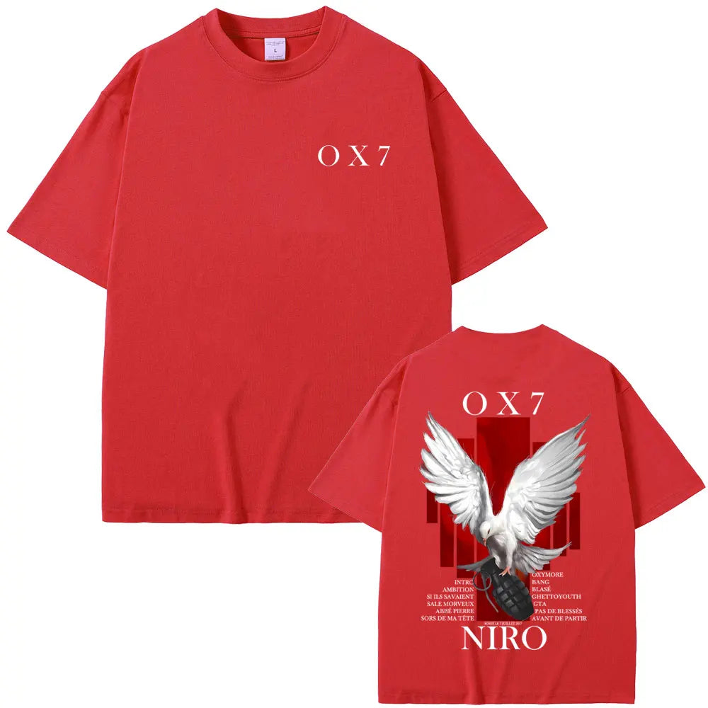 Rapper Niro OX7 Album Graphic T-Shirt | Vintage Hip Hop Streetwear Tee