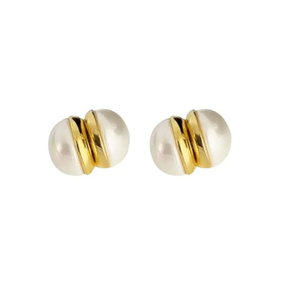 Luxury Magnetic Pearl Clip Earrings for Women