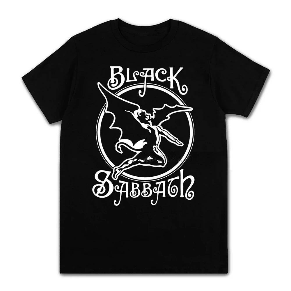 Black Metal Rock Band Graphic T-Shirt