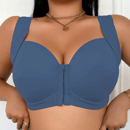 Large Size Seamless Front Button Bras | Vest-Style, Comfortable All-Day Support