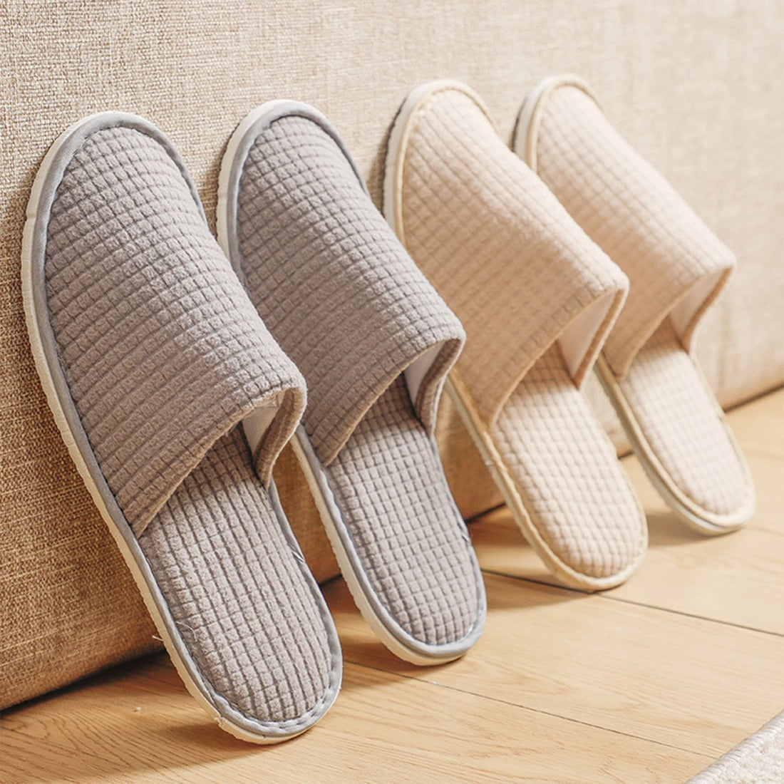 1 Pair Unisex Disposable Slippers