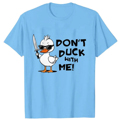 Duck With Knife Graphic T-Shirt | Men&