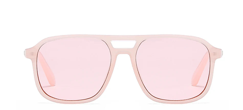 Oversized Mirror UV400 Fashion Sunglasses – Unisex Square Retro Shades