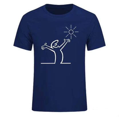 Lineman “La Linea” Graphic Print T-Shirt | Unisex Casual Summer Cotton Tee