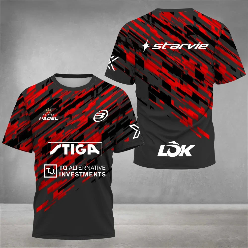 Men’s Quick-Dry Sports T-Shirt | Summer Tennis, Padel &amp; Running Training Tee